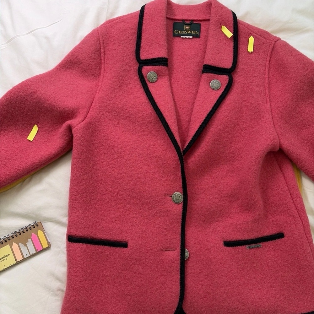 Giesswein Vintage 2002 Tyrolean Boiled wool Blazer - Picture 13 of 16